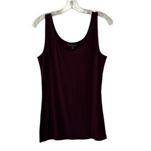 Athleta Burgundy Wine Ribbed Tank Top Size Medium